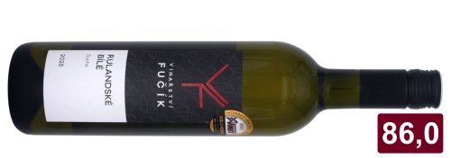 Rulandské bílé 2023 Vinařství Fučík lahev vína