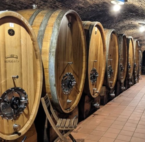 Velké dřevěné sudy jsou jedním ze specifik vinařství (foto: archiv vinařství) sudy