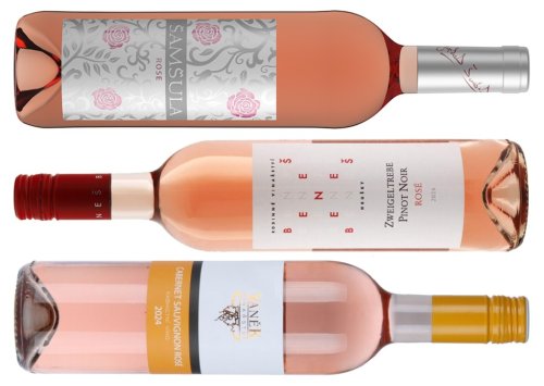 Rosé Jakuba Šamšuly, Rodinného vinařství Beneš a Víno Vaněk Rosé Jakuba Šamšuly, Rodinného vinařství Beneš a Víno Vaněk