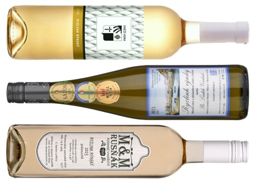 Ryzlinky rýnské Vinařství Kněží hora, Vinařství Vondrák Mělník a Rodinné vinařství M&M Rusňák Ryzlinky rýnské Vinařství Kněží hora, Vinařství Vondrák Mělník a Rodinné vinařství M&M Rusňák
