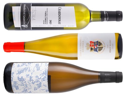 Chardonnay Vinařství Šabata, Pinot blanc Zámek Lobkowicz Roudnice a Cuvée Viktoria Krásná hora Chardonnay Vinařství Šabata, Pinot blanc Zámek Lobkowicz Roudnice a Cuvée Viktoria Krásná hora