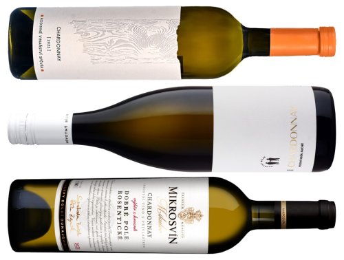 Chardonnay Rodinného vinařství Spěvák, Vinařství Novotný Bílek a Mikrosvín Mikulov Chardonnay Rodinného vinařství Spěvák, Vinařství Novotný Bílek a Mikrosvín Mikulov