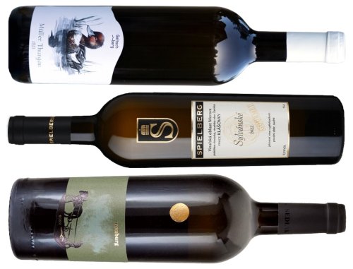 Müller Thurgau Vinařství Geltschberg, Sylvánské zelené vinařství Spielberg CZ a Neuburg vinařství Sedlák Müller Thurgau Vinařství Geltschberg, Sylvánské zelené vinařství Spielberg CZ a Neuburg vinařství Sedlák