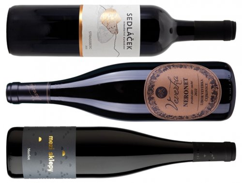 Strassberg Vinařství Sedláček, Neronet Libora Veverky a Merlot Vinařství Mezi sklepy Strassberg Vinařství Sedláček, Neronet Libora Veverky a Merlot Vinařství Mezi sklepy