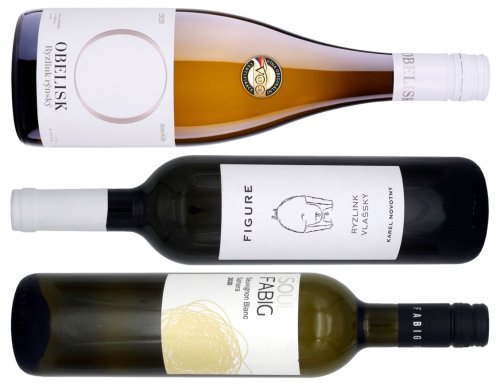 Ryzlink rýnský Vinařství Obelisk, Ryzlink vlašský Karla Novotného a Sauvignon Romana Fabiga