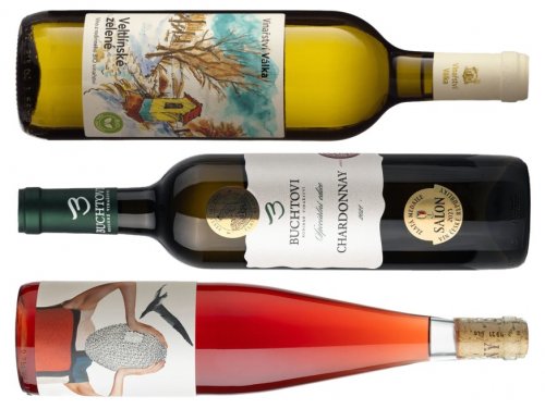 Veltlínské zelené Vinařství Válka, Chardonnay Vinařství Buchtovi a Nu rosé Syfany Veltlínské zelené Vinařství Válka, Chardonnay Vinařství Buchtovi a Nu rosé Syfany