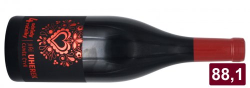 Cuvée čtyř Jiří Uherek lahev vína