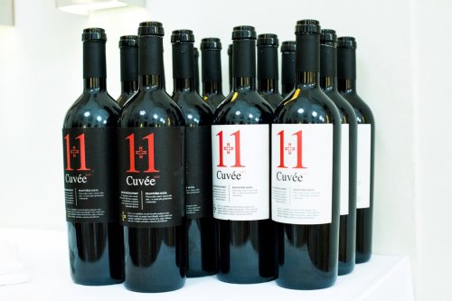 Jeden z vrcholů produkce - společné cuvée s Františkem Mádlem nazvané 1+1 (foto: www.michlovsky.com) lahve vína