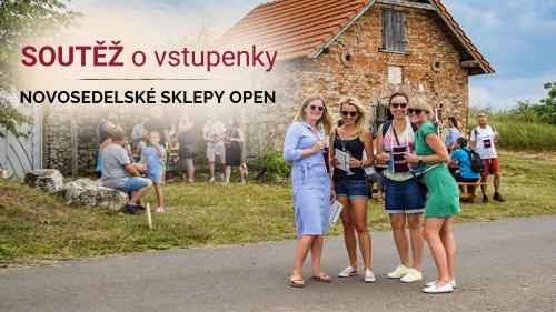 Vyhlašujeme soutěž o dva vstupy na Novosedelské sklepy open Vyhlašujeme soutěž o dva vstupy na Novosedelské sklepy open