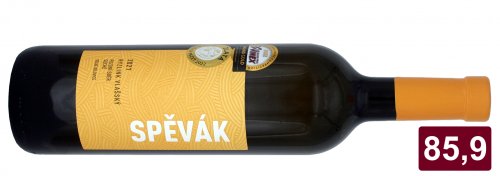 Ryzlink vlašský 2021 Rodinné vinařství Spěvák lahev vína