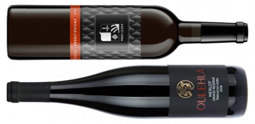 Zweigeltrebe Vinařství Kněží hora, Merlot Luboše Oulehly lahve vína