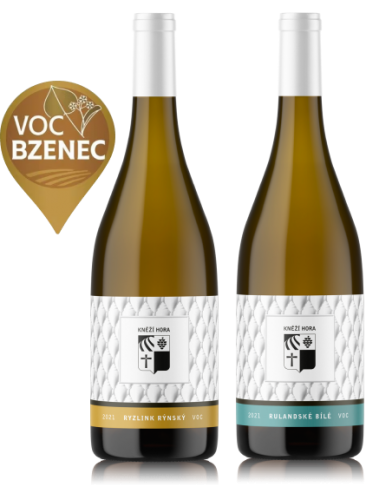 Vinařství Kněží hora zatřiďuje Ryzlink rýnský do VOC Bzenec Vinařství Kněží hora - lahve vín z řady VOC