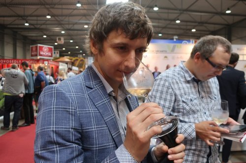 Tomáš s Vickym na Wine Prague  Tomáš s Vickym na Wine Prague