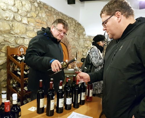 Vít Sedláček měl tradičně prezentaci oddělenu do dvou budov. Ta s červenými rozhodně stála za návštěvu.