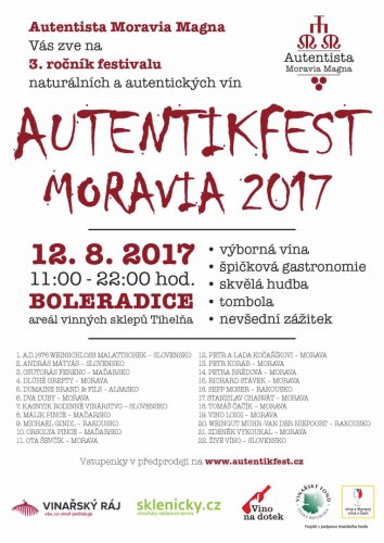 Autentikfest Moravia - plakát