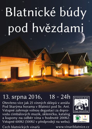 Blatnické búdy pod hvězdami Blatnické búdy pod hvězdami