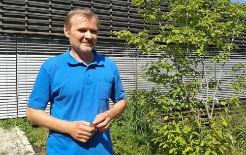Juraj Flamik v Otevřené zahradě v Brně, kde probíhá řada vinařských akcí Juraj Flamik v Otevřené zahradě v Brně, kde probíhá řada vinařských akcí