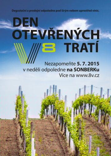 Den otevřených tratí V8 Pozvnáka na Den otevřených tratí V8