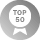Strieborný odznak Top vína - Víno je v top 50 Strieborný odznak Top vína - Víno je v top 50