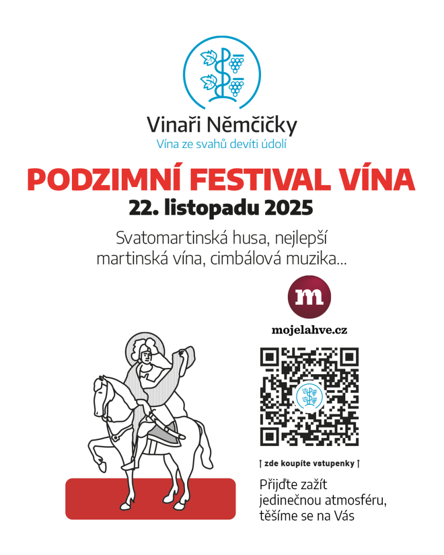 Podzimní festival vína Němčičky – Košt mladých vín a svatomartinských hus