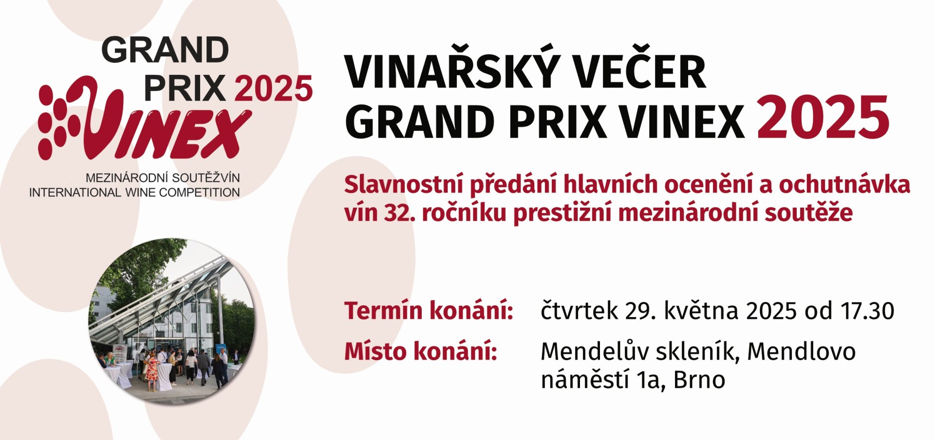 Vinařský večer GRAND PRIX VINEX 2025