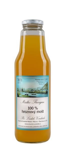 100% hroznový mošt - Müller Thurgau 2021