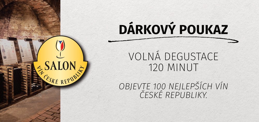 Poukaz do Salonu vín ČR: Volná degustace (120 min)