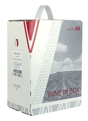 André rosé - Bag in Box 3l, polosladké, 18322B