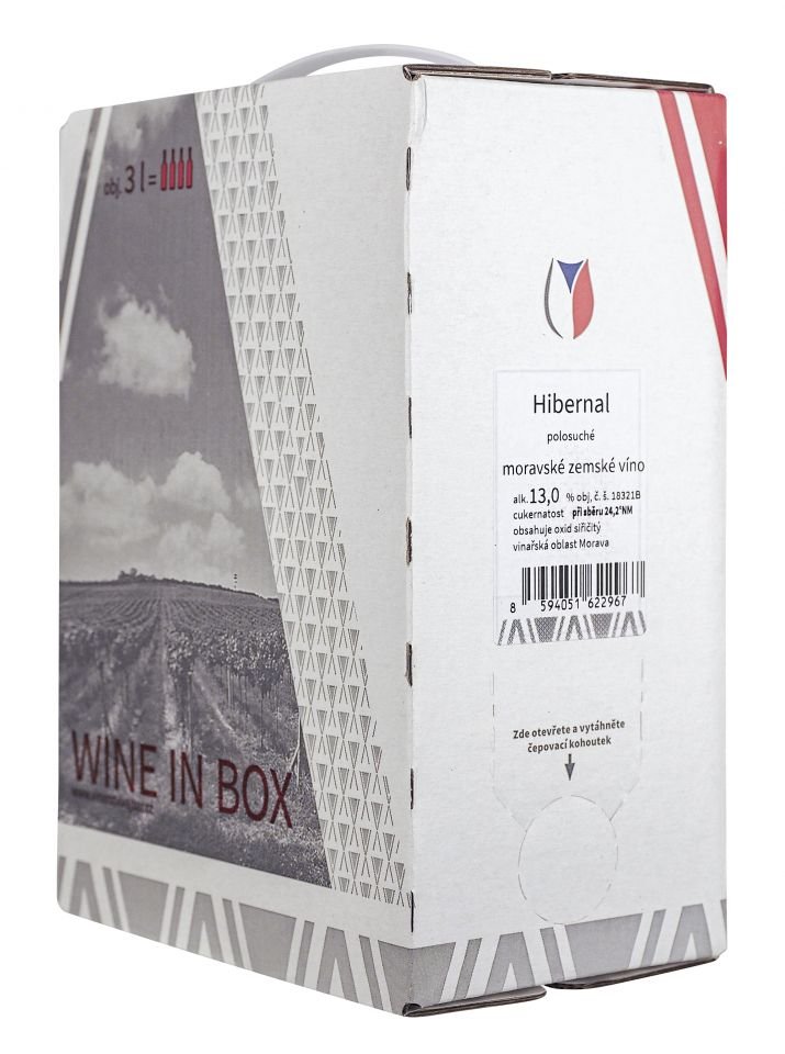 Hibernal - Bag in Box 3l, polosuché, 3624B