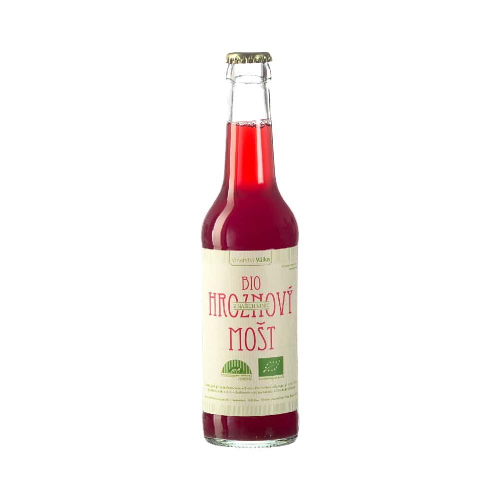 Hroznový mošt BIO červený 0,33 l