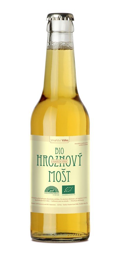 Hroznový mošt BIO bílý 0,33 l
