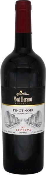 Fľaša vína Pinot noir Reserva 2021, výber z hrozna (suché)