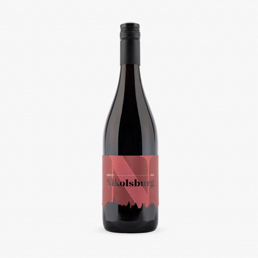 Fľaša vína Merlot 2023, výber z hrozna (suché)