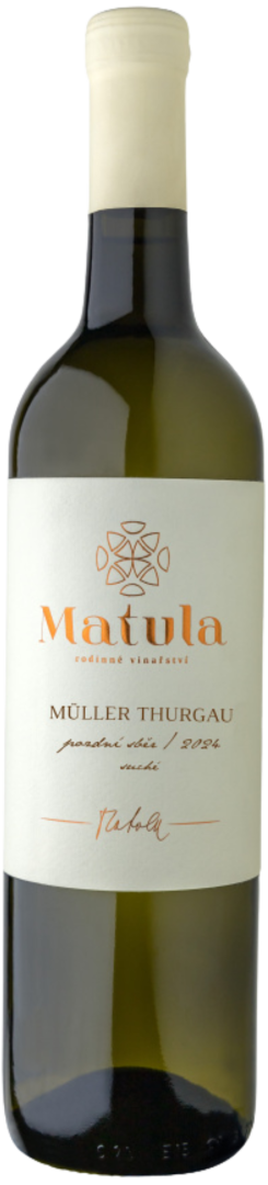 Müller Thurgau 2024, pozdný sber, Vinařství Matula