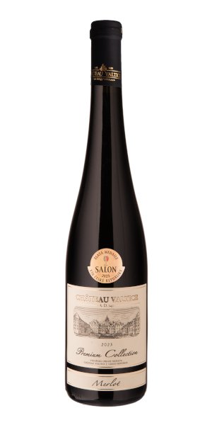 Fľaša vína Merlot 2023, výber z hrozna (suché)