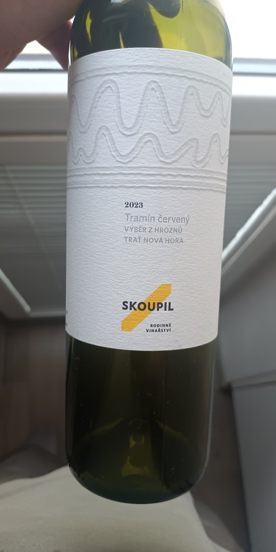 Fľaša vína Tramín červený (Terroir) 2023, výber z hrozna (suché)