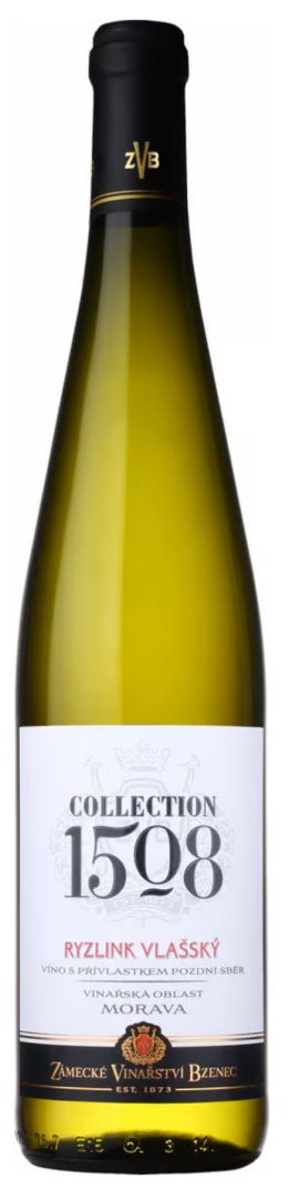Fľaša vína Ryzlink vlašský (Collection 1508) 2023, pozdný sber (suché)