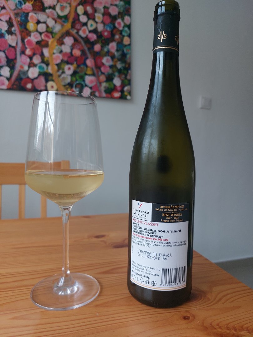 Fľaša vína Ryzlink vlašský (Collection 1508) 2023, pozdný sber (suché)
