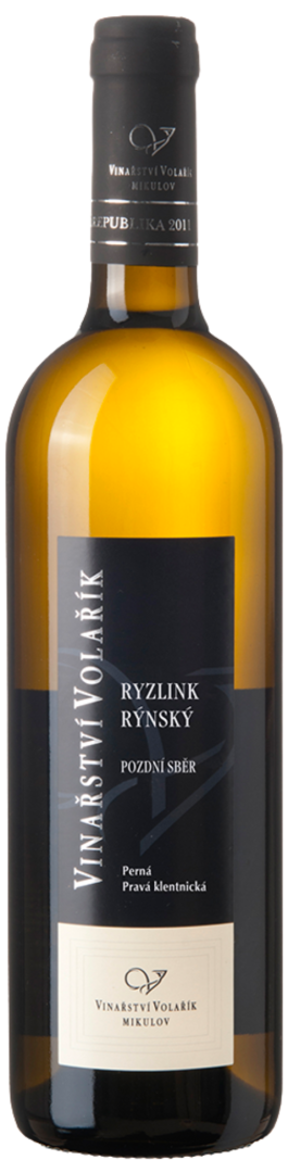 Ryzlink rýnský 2023, výber z hrozna, Vinařství Volařík