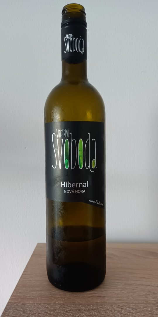 Fľaša vína Hibernal 2023, pozdný sber (suché)