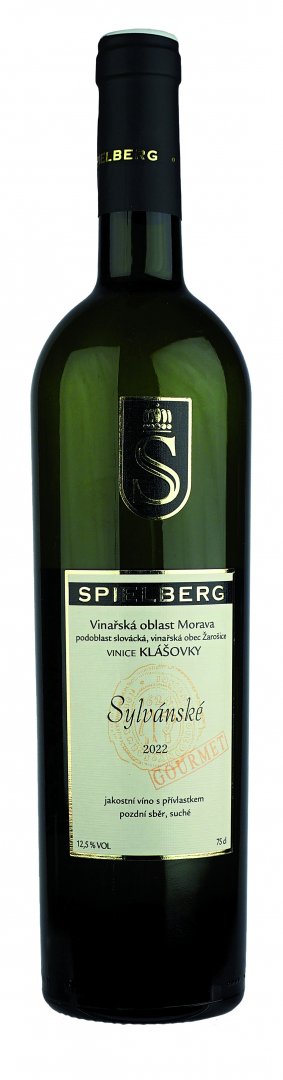 Fľaša vína Sylvánské zelené GOURMET 2022, pozdný sber (suché)