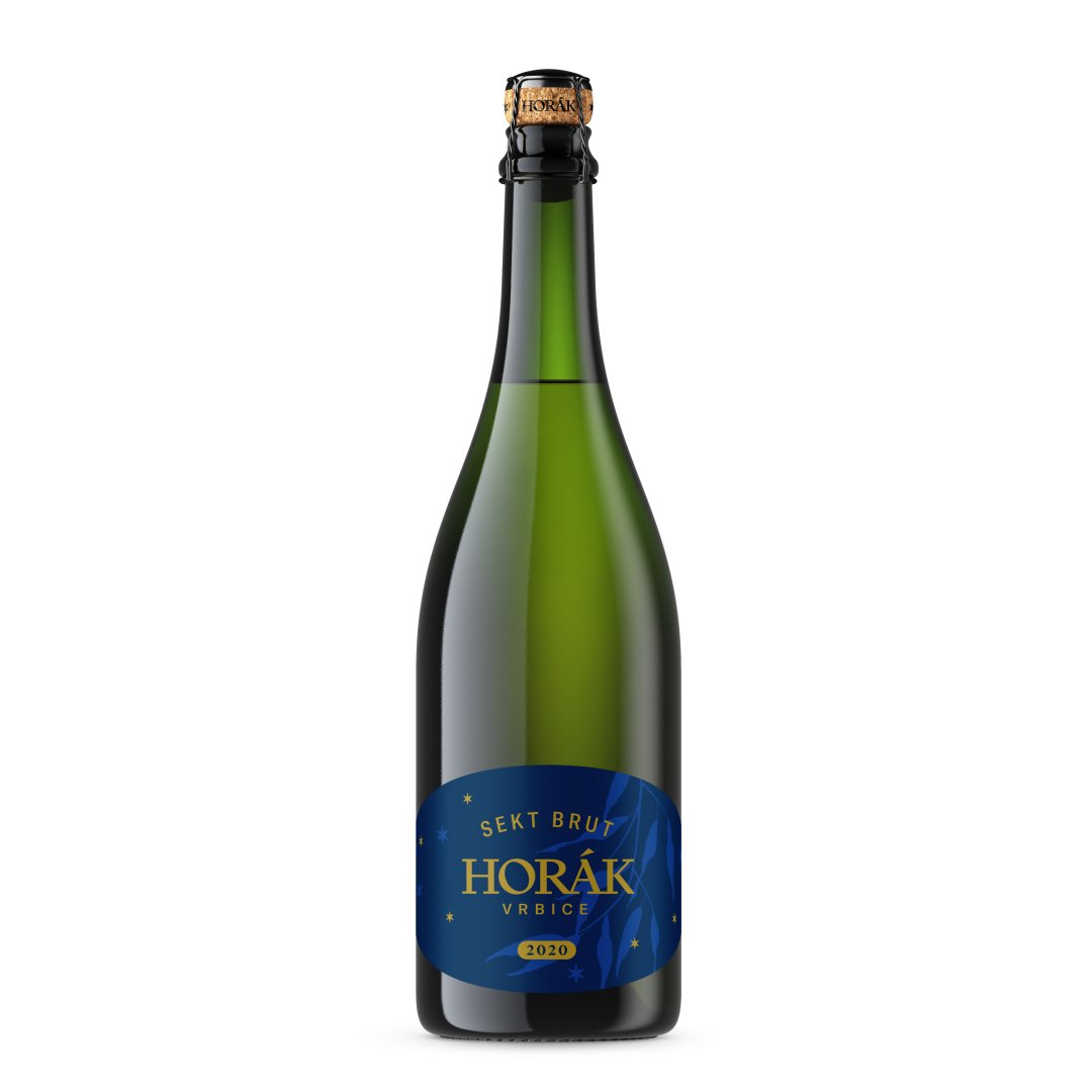 Fľaša vína Sekt 2020, pestovateľský sekt (brut)