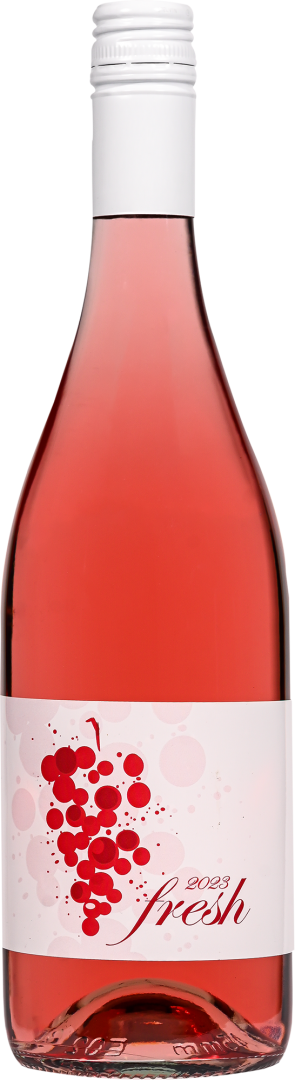 Fľaša vína André rosé FRESH 2023, moravské zemské víno - perlivé (polosladké)