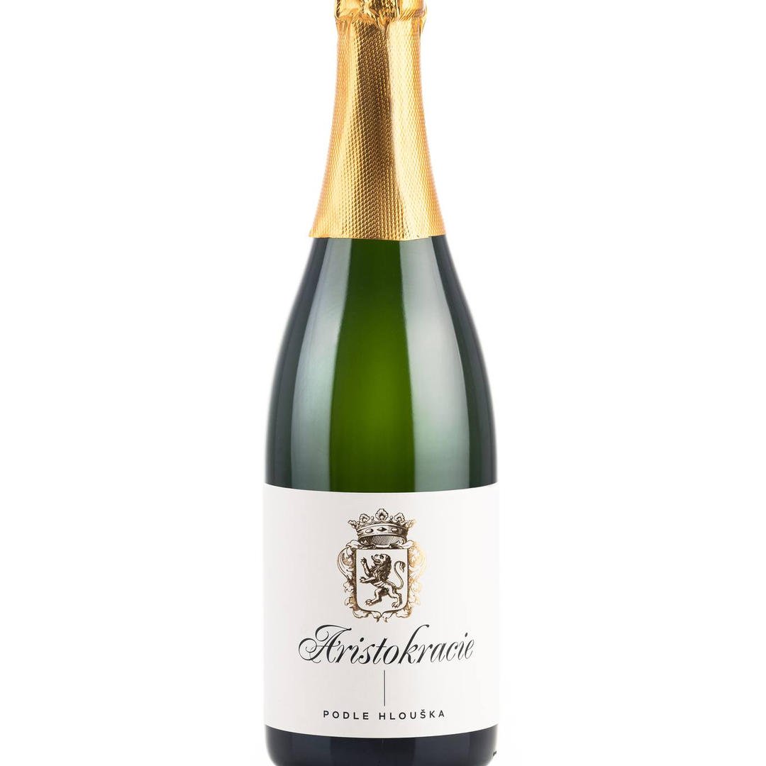 Fľaša vína Aristokracie SEKT Brut Naturelle PN & RR 2022, akostné šumivé víno (brut nature)