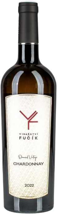 Fľaša vína Chardonnay 2022, pozdný sber (suché)