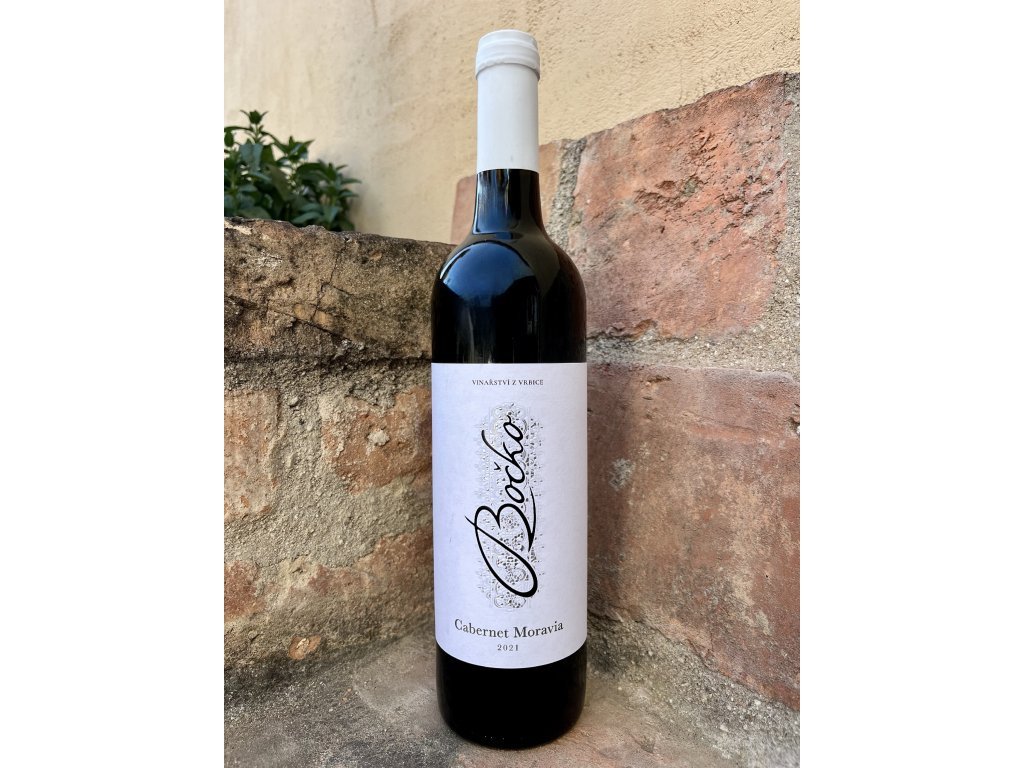 Fľaša vína Cabernet Moravia 2021, výber z hrozna (suché)