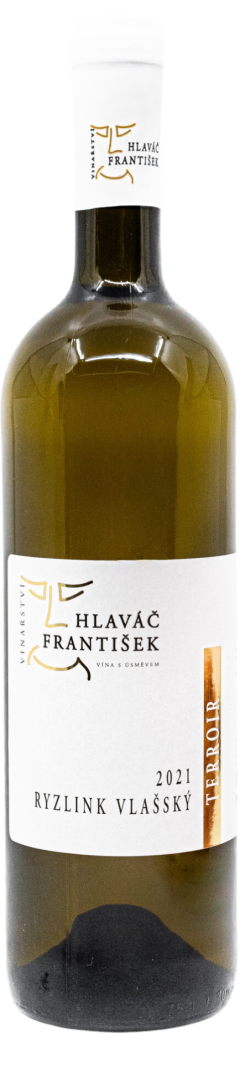 Ryzlink vlašský Terroir 2021, pozdný sber, vinařství František Hlaváč