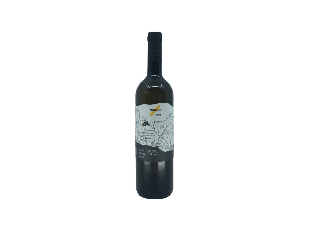 Fľaša vína Veltlínské zelené Terroir 2021, pozdný sber (suché)