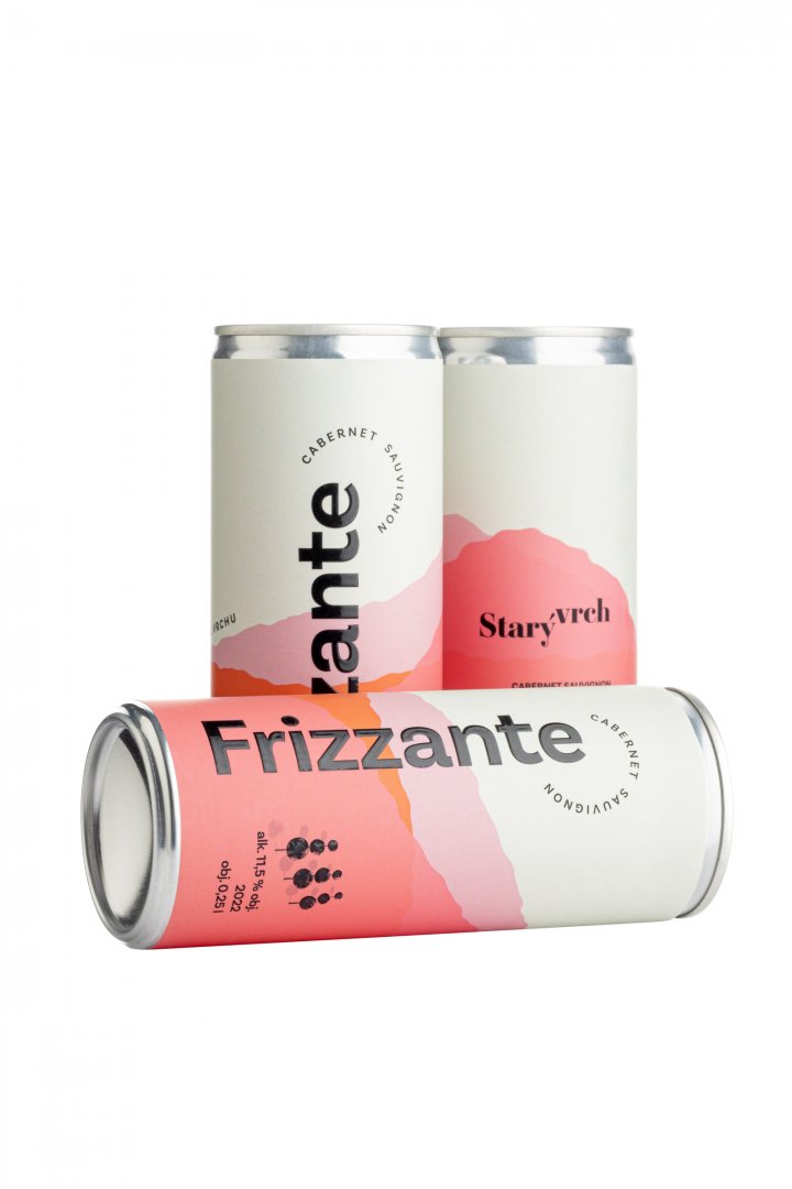 Fľaša vína CS Frizzante Rose (Sad), zemské víno - perlivé (polosuché)