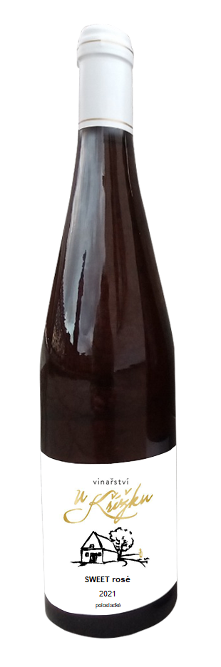 Fľaša vína cuvée Otka 2023, moravské zemské víno (polosladké)